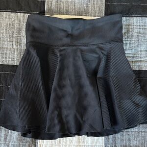 All in Motion Black ribbed Skort